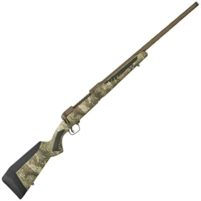 Savage Arms 110 High Country 7mm Remington Magnum Bolt Action Rifle 24" Barrel 3 Rounds Synthetic Adjustable AccuFit AccuStock TrueTimber Strata Camo/Coyote Brown Finish - Image 1