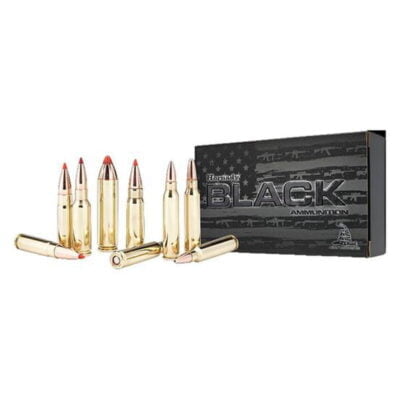 Hornady BLACK 6.8 SPC Ammunition 20 Rounds V-Max 110 Grains 83464 - Image 1