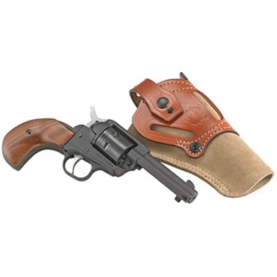 Ruger Wrangler .22 LR, 3.75" Barrel, Desantis Holster, Birdshead Grip, Cobalt Blue, 6rd - Image 1