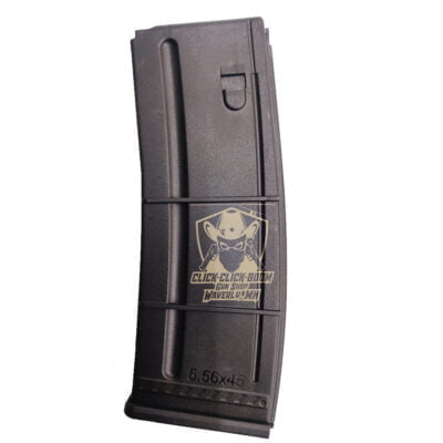 Rock River AR-15 30rd Magazine Laser Engraved Molon Labe / Click-Click-Boom Cowboy - Image 2