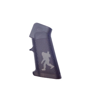 AR-15 M16 Mil-Spec Pistol Grip Laser Engraved Sasquatch Middle Finger - Image 2