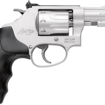 Smith & Wesson Model 317 Kit Gun 22LR Double Action J-Frame Revolver with Hi-Viz Fiber Optic Sight - Image 1