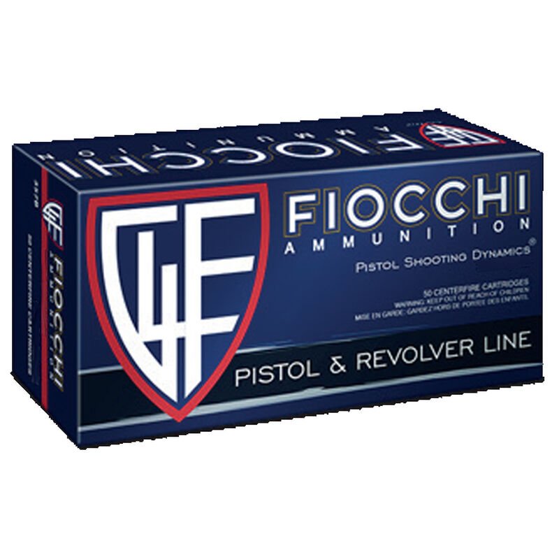 Fiocchi Pistol Shooting Dynamics .357 Magnum Ammunition 50 Rounds 158 ...