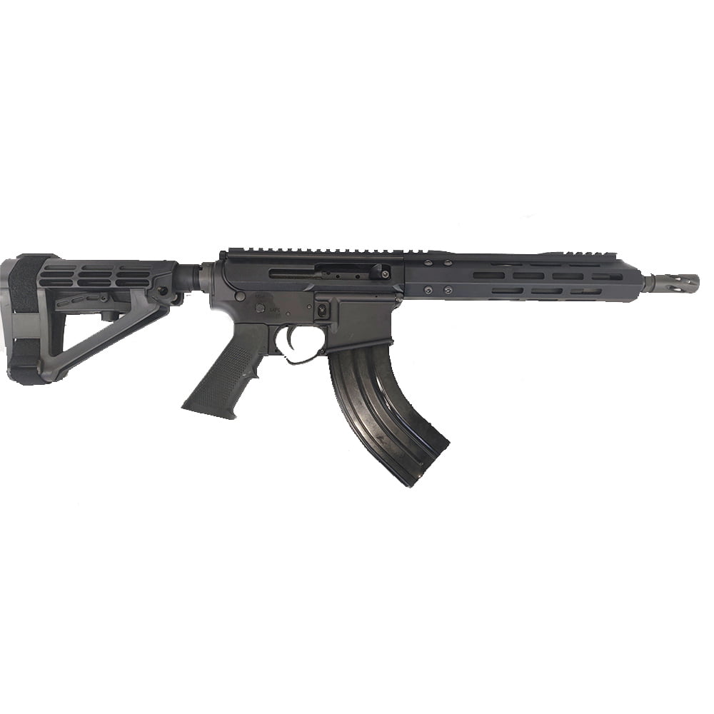 APF AR-15 PISTOL 7.62X39 10.5" BARREL 560N UPPER W/30RD MAG, SBA4, ZIPPED SOFT CASE + 1