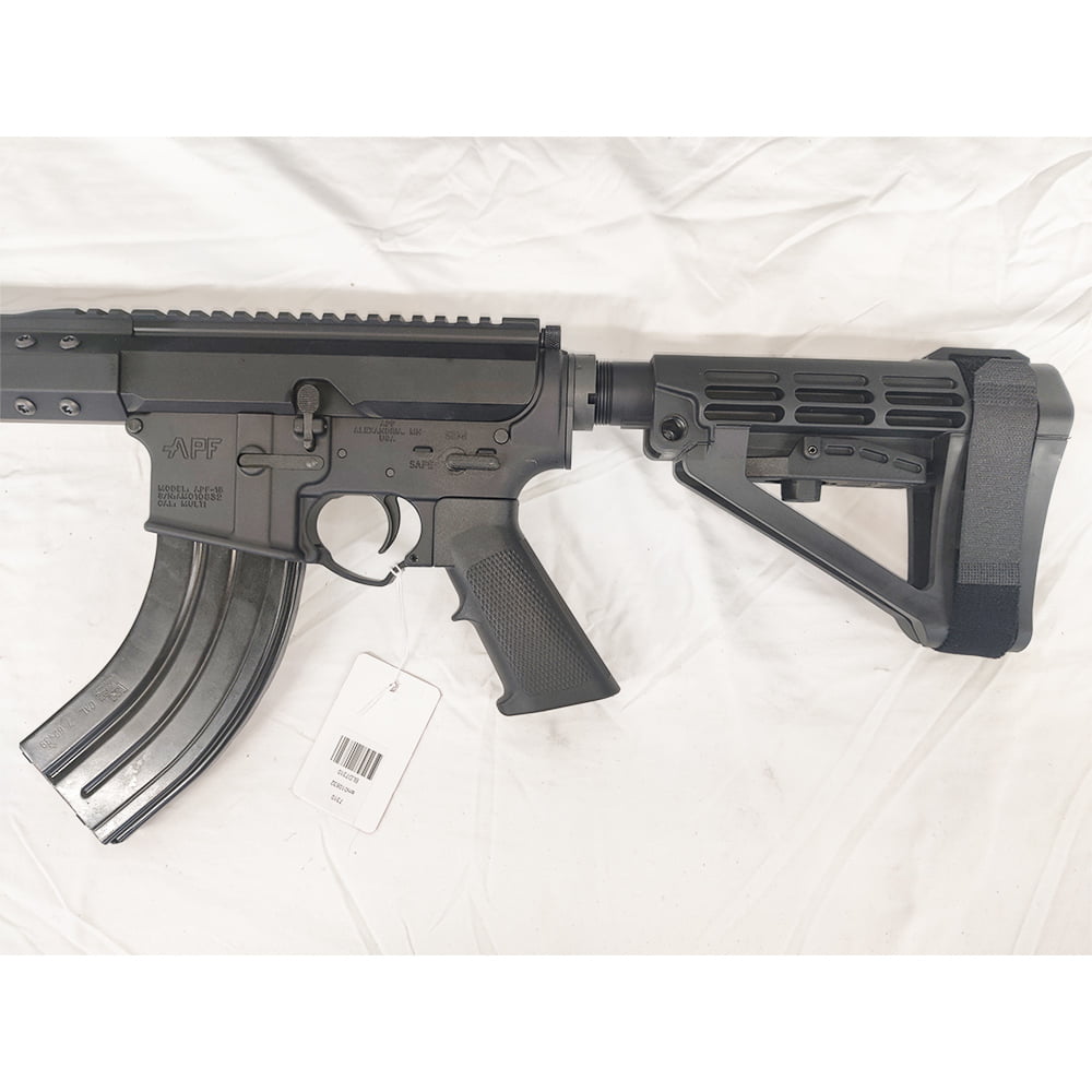 APF AR-15 PISTOL 7.62X39 10.5" BARREL 560N UPPER W/30RD MAG, SBA4, ZIPPED SOFT CASE + 1