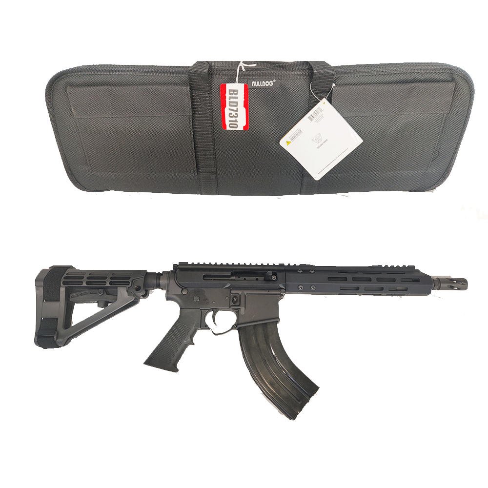 APF AR-15 PISTOL 7.62X39 10.5" BARREL 560N UPPER W/30RD MAG, SBA4, ZIPPED SOFT CASE + 1