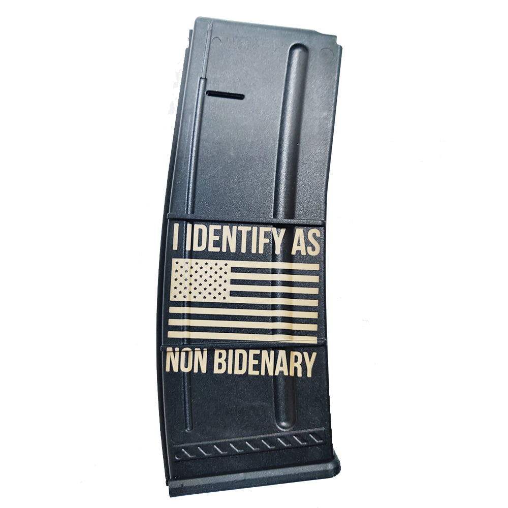 AR-15 30rd Magazine Decent Identify as Non-Bidenary