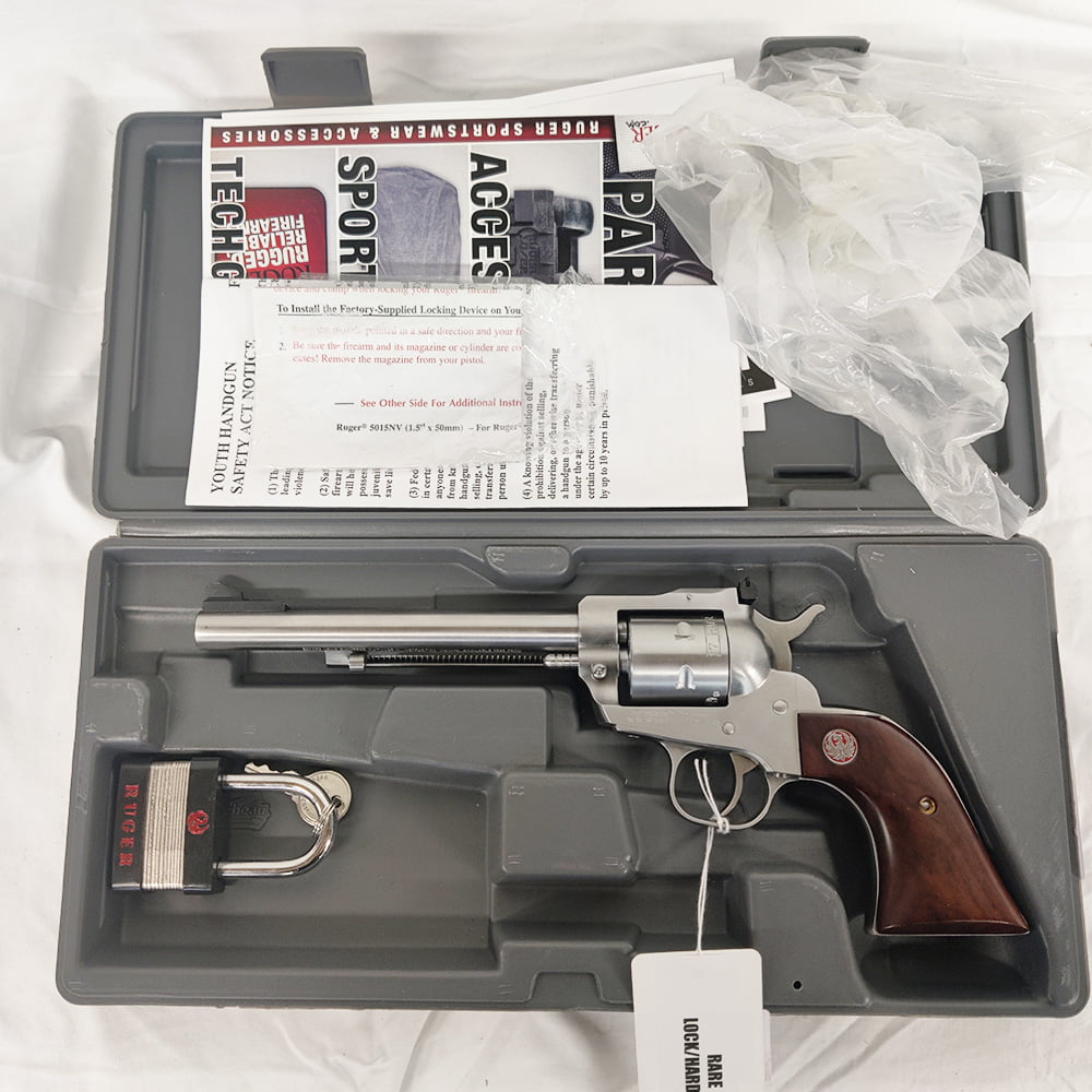 Ruger New Model Single Six 17 Hmr Stainless 6rd W65 Barrel Very