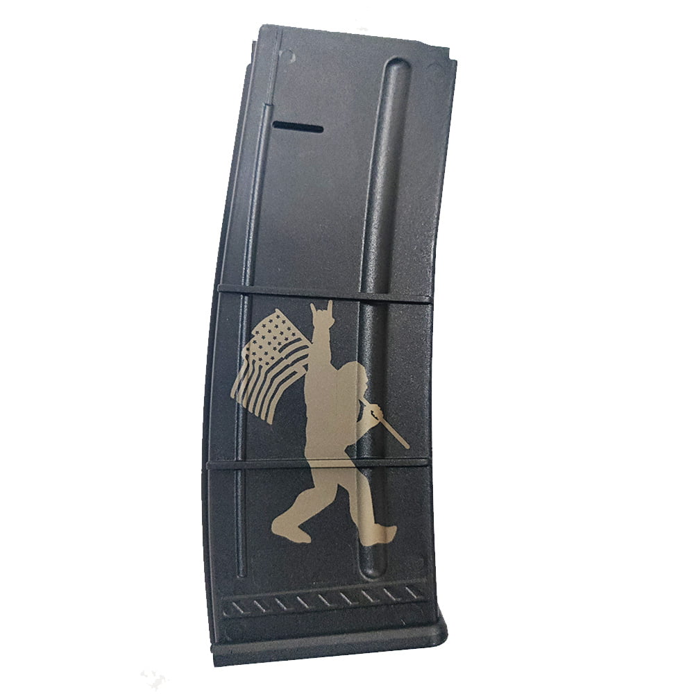 AR-15 30rd Magazine Sasquatch Flag