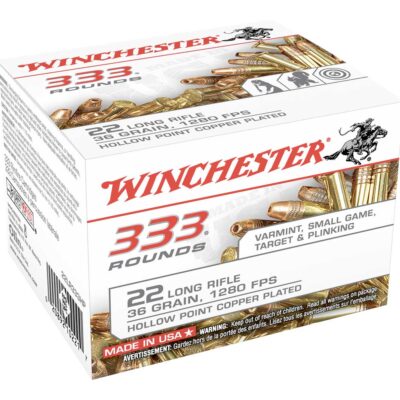 WINCHESTER AMMO 22 LR 36Gr Hollow Point 333rd