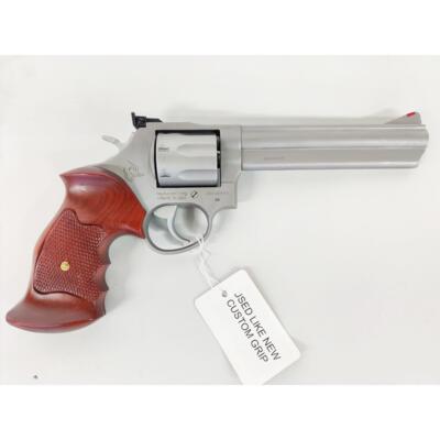 Like New Taurus Model 66 .357 Magnum/.38 Special Revolver w/Custom Wood Grips 6in. Barrel - Image 4