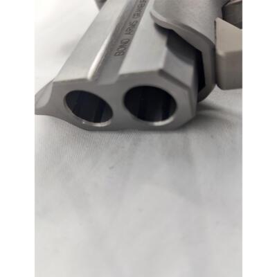 Like New Bond Arms Roughneck .45 ACP Derringer 2.5" Stainless Steel Barrels Fixed Sights Rubber Grip Matte Stainless Steel Finish - Image 2