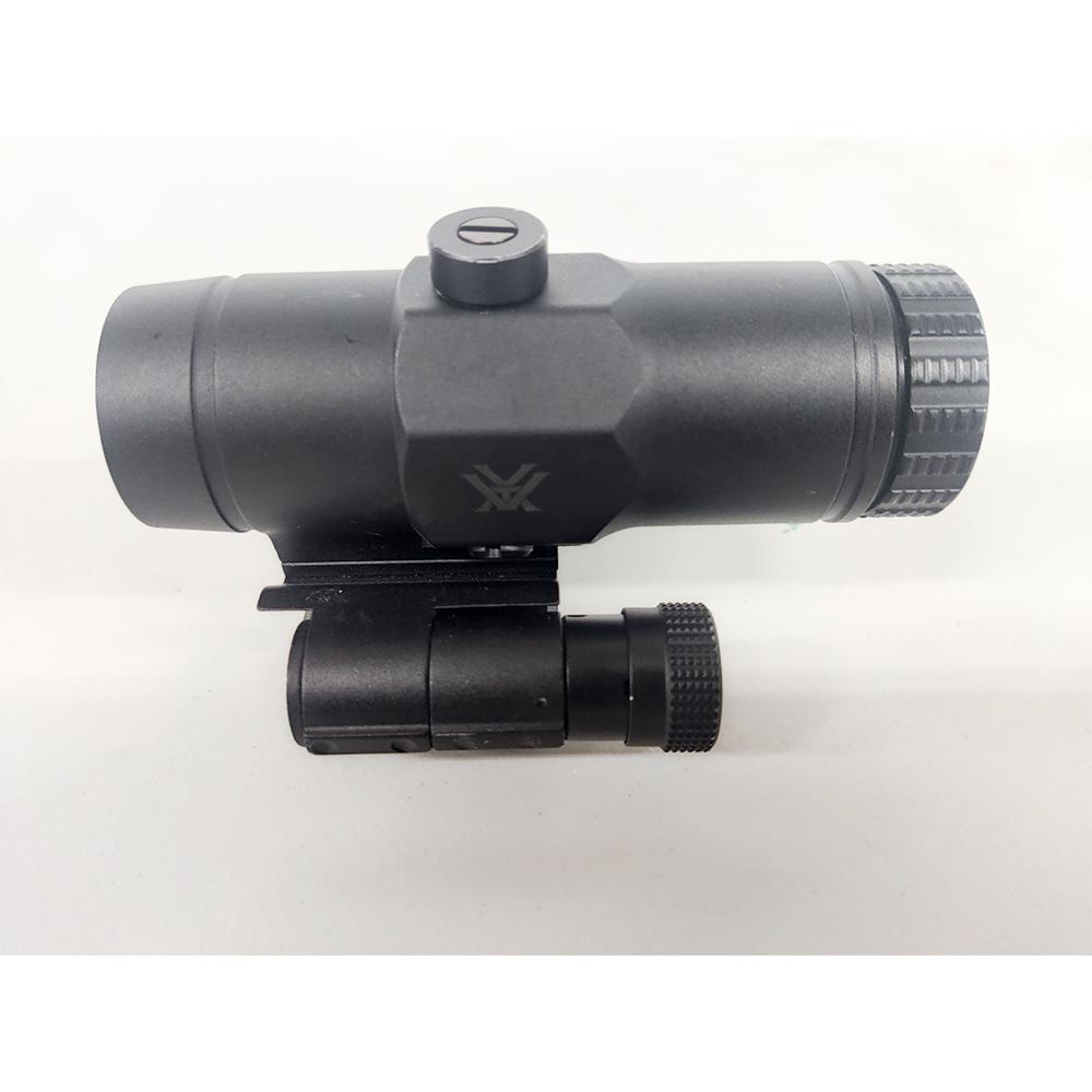 Used Vortex Optics VMX-3T 3X Red Dot Sight Magnifier with Built-In Flip Mount