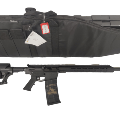 APF AR-10 w/BCA Upper 243 WIN 20" w/LUTH AR MBA4 Stock, 30rd Mag, Zipped Soft Case - Image 1