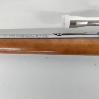 Used Marlin 60SB Stainless Steel Semi-Auto Rifle Wood Stock w/Scope - Image 5