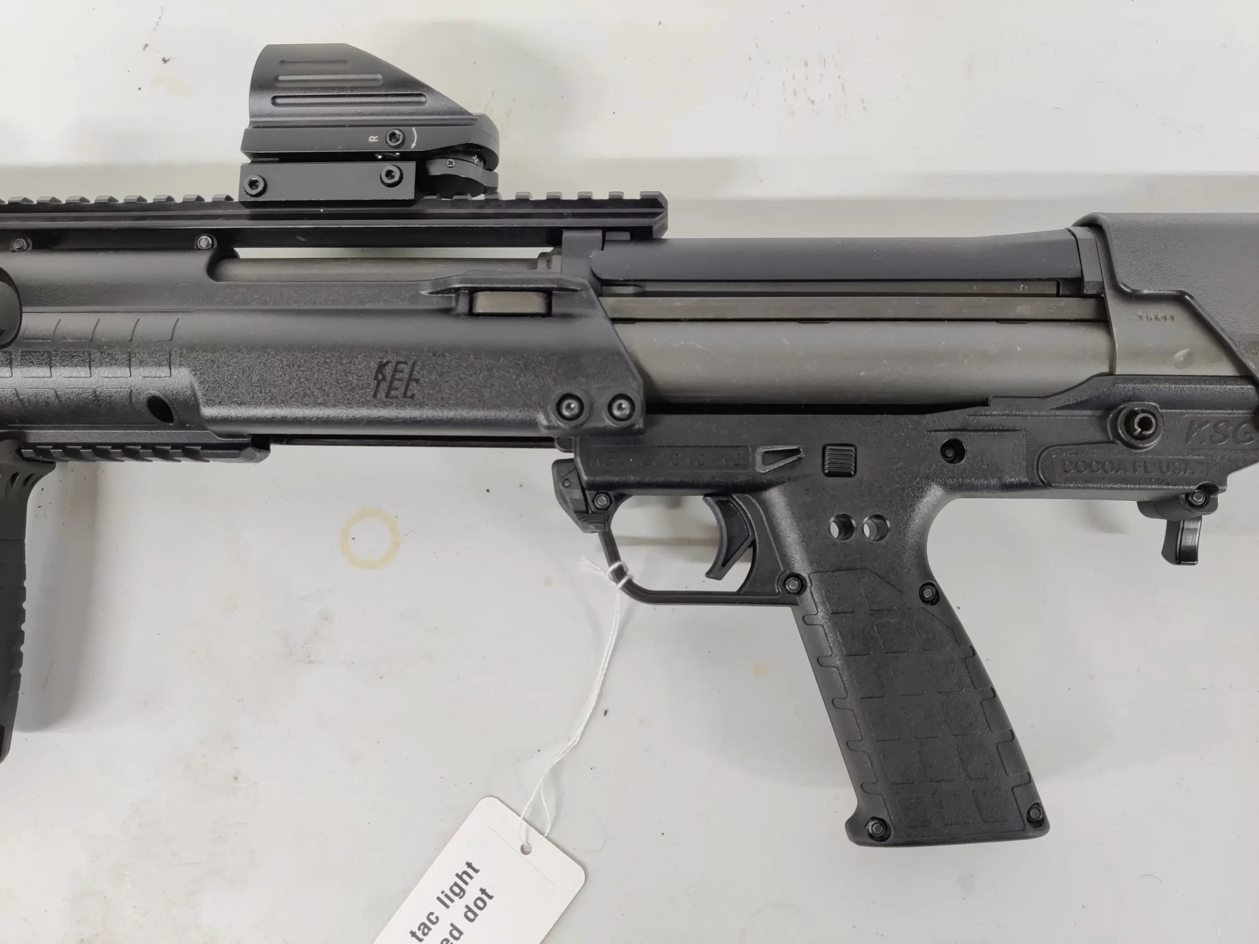 Keltec KSG 12 Gauge Bullpup w/Red Dot, Flashlight, Troy Forward Grip ...