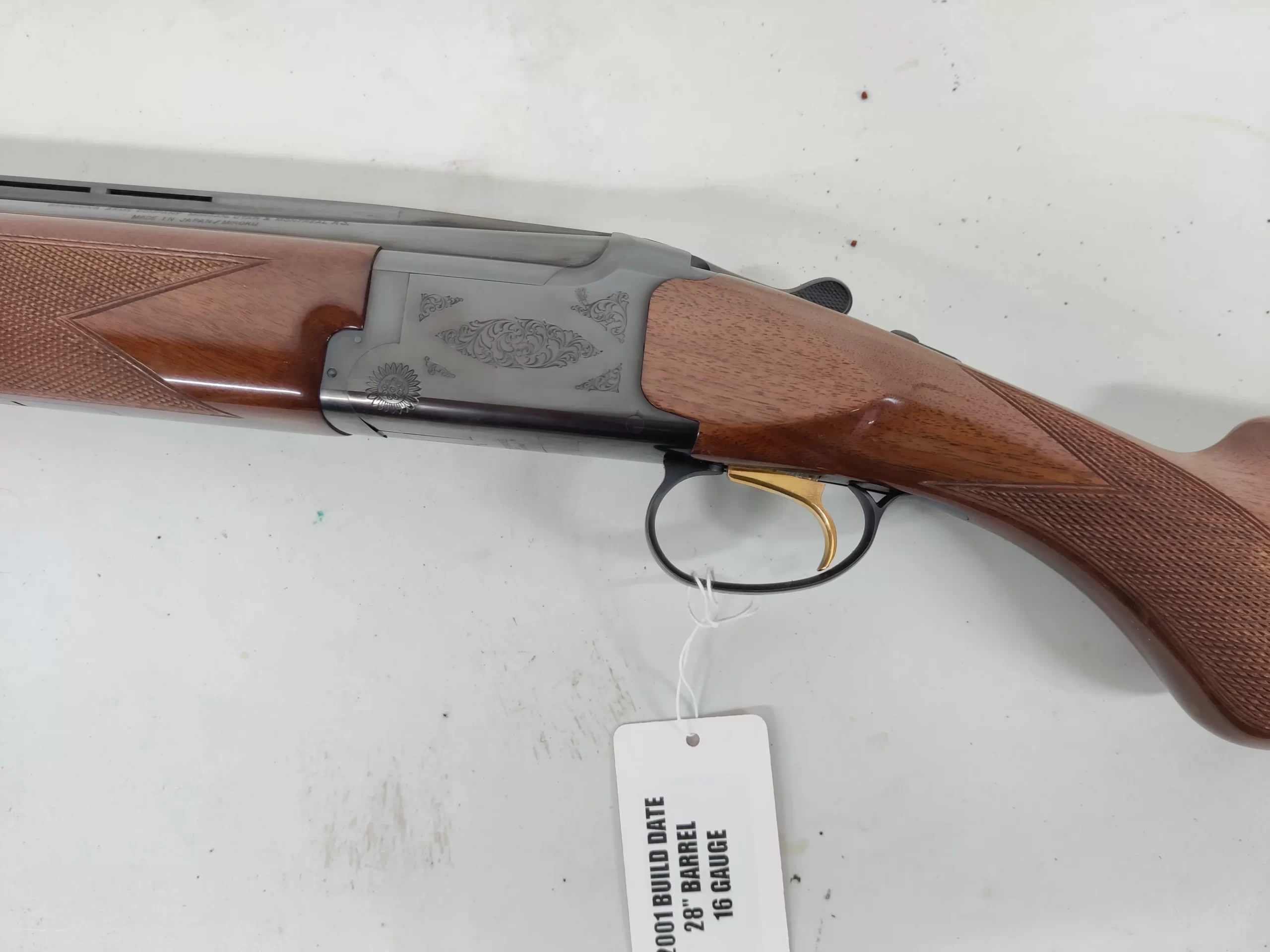 Used Browning Citori 16 Gauge Shotgun Over Under 28in Barrel - Click 