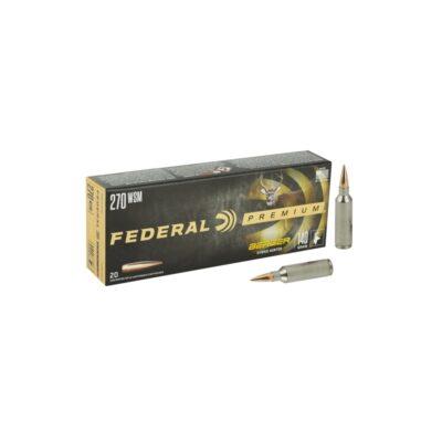 Federal Premium 270 Winchester Short Magnum (WSM) 140 Grain Berger Hybrid Hunter - Image 1