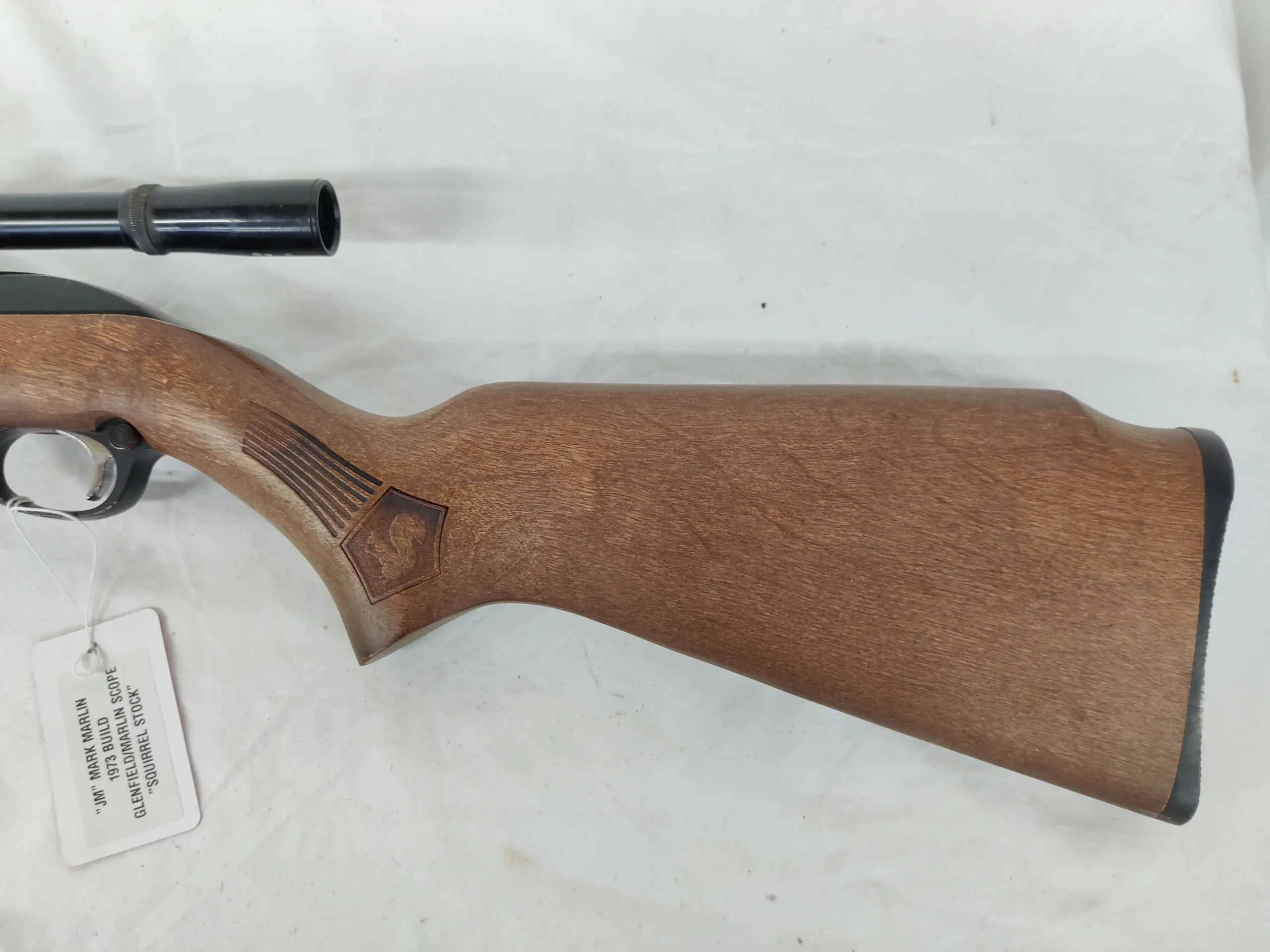 Used Glenfield Marlin Model 60 Squirrel Stock 22lr Semi Auto Rifle Wglenfield Scope Click 4521