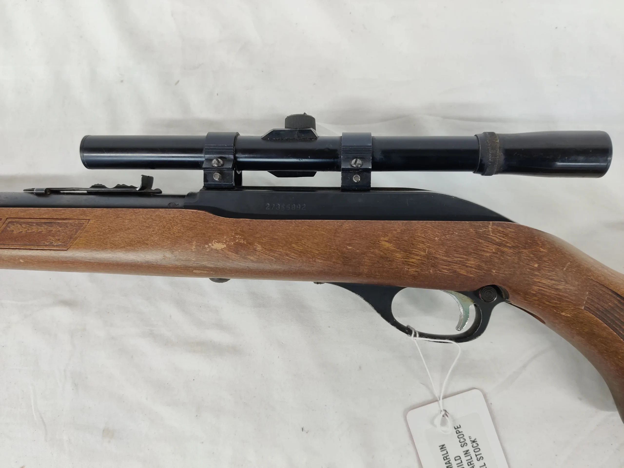 Used Glenfield Marlin Model 60 Squirrel Stock 22lr Semi Auto Rifle Wglenfield Scope Click 7290