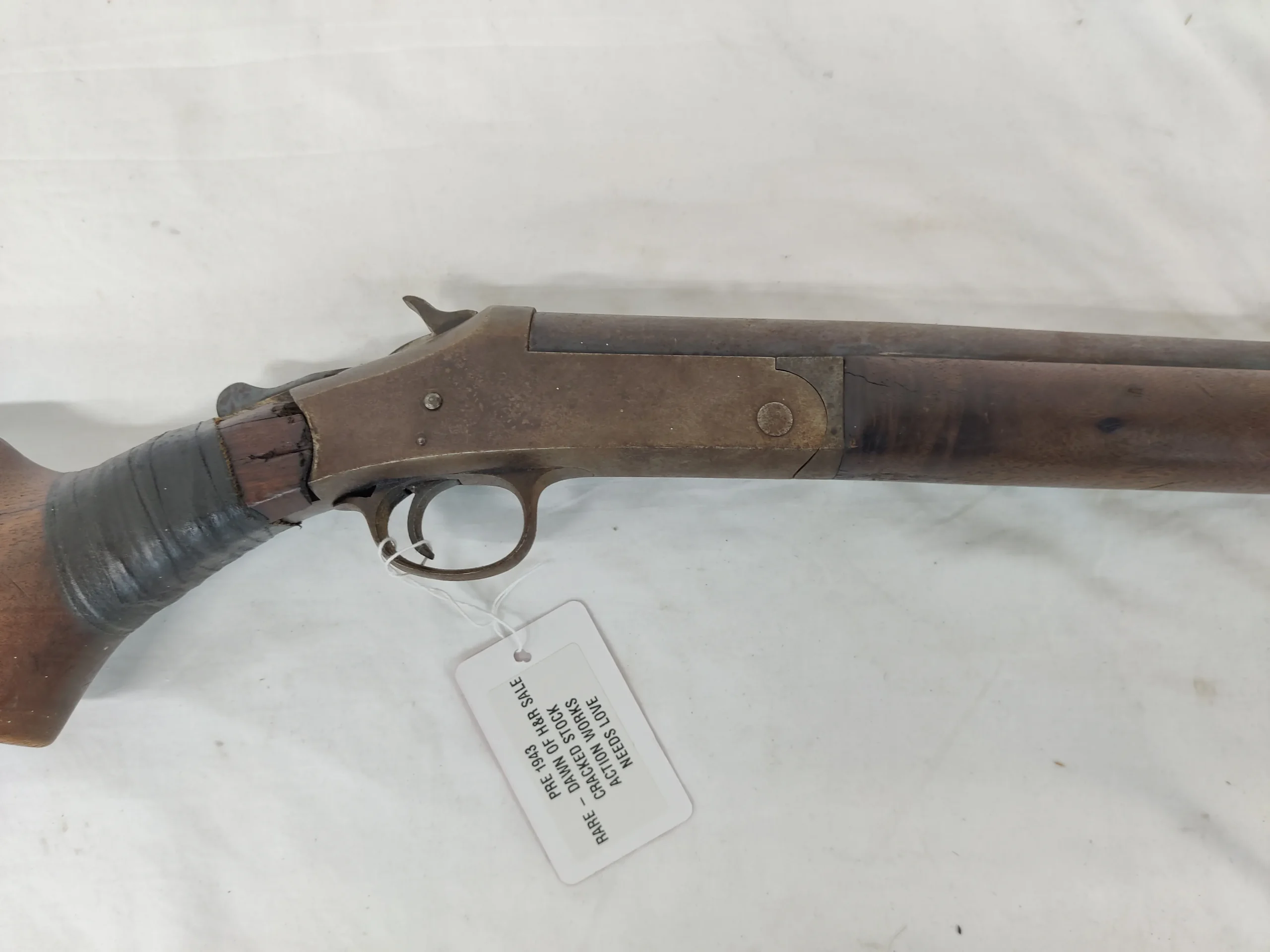 Used Harrington & Richardson Bay State 16 Gauge Single Shot Shotgun-img-3