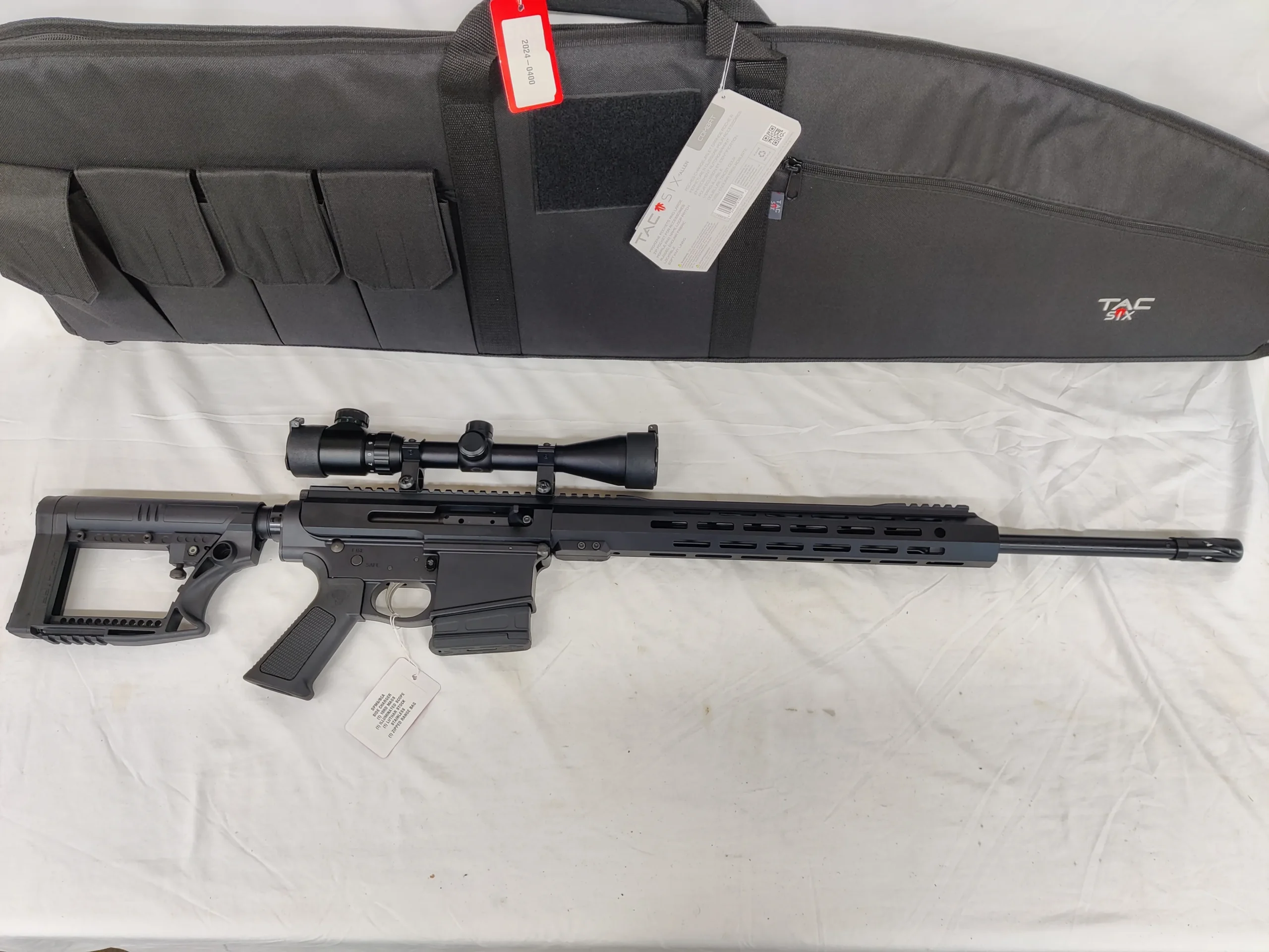 DPMS AR-10 DP-10 .308 Semi-Auto Rifle w/BCA Upper Side Charger 22in Ba-img-0