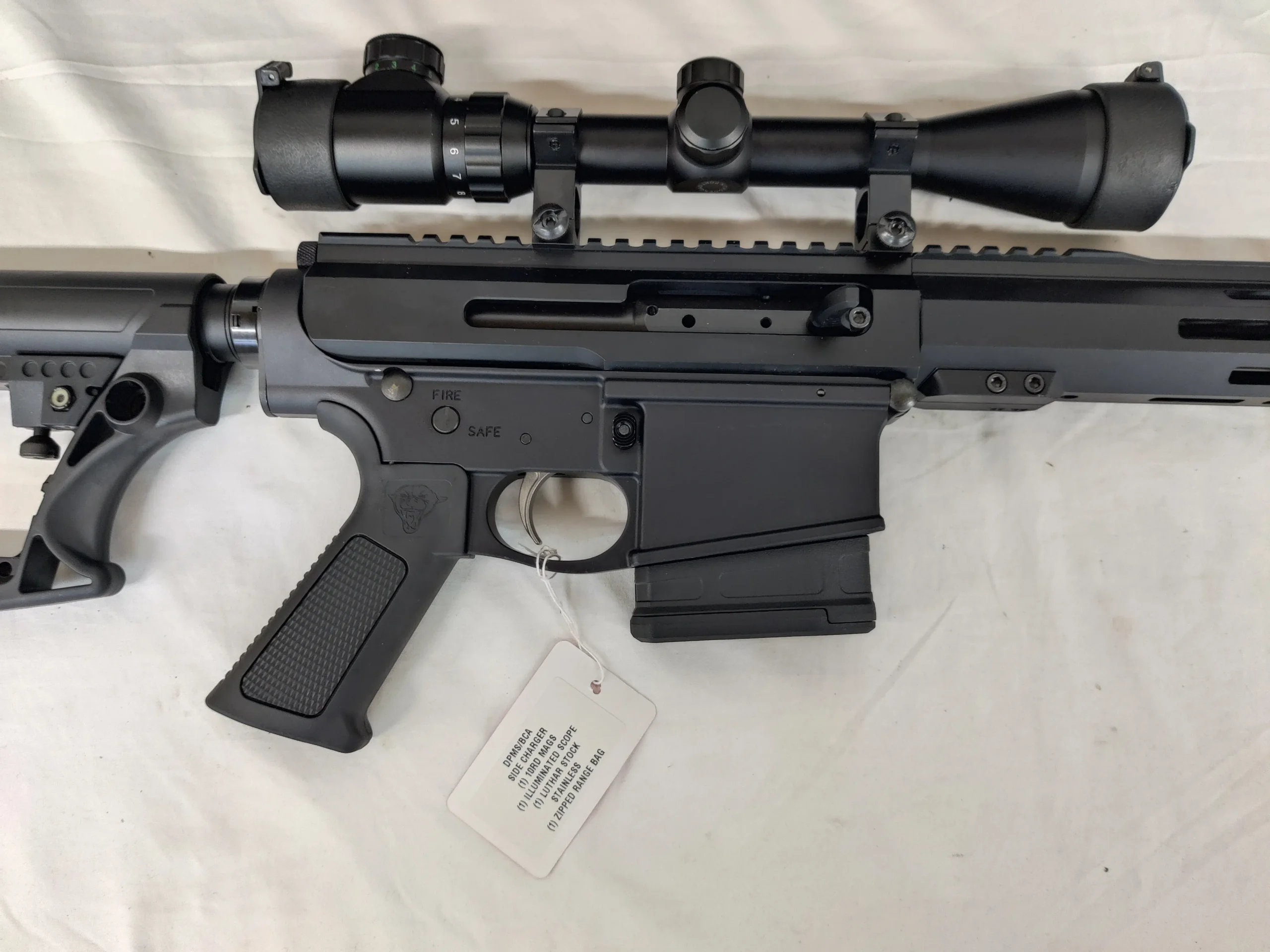 DPMS AR-10 DP-10 .308 Semi-Auto Rifle w/BCA Upper Side Charger 22in Ba-img-3