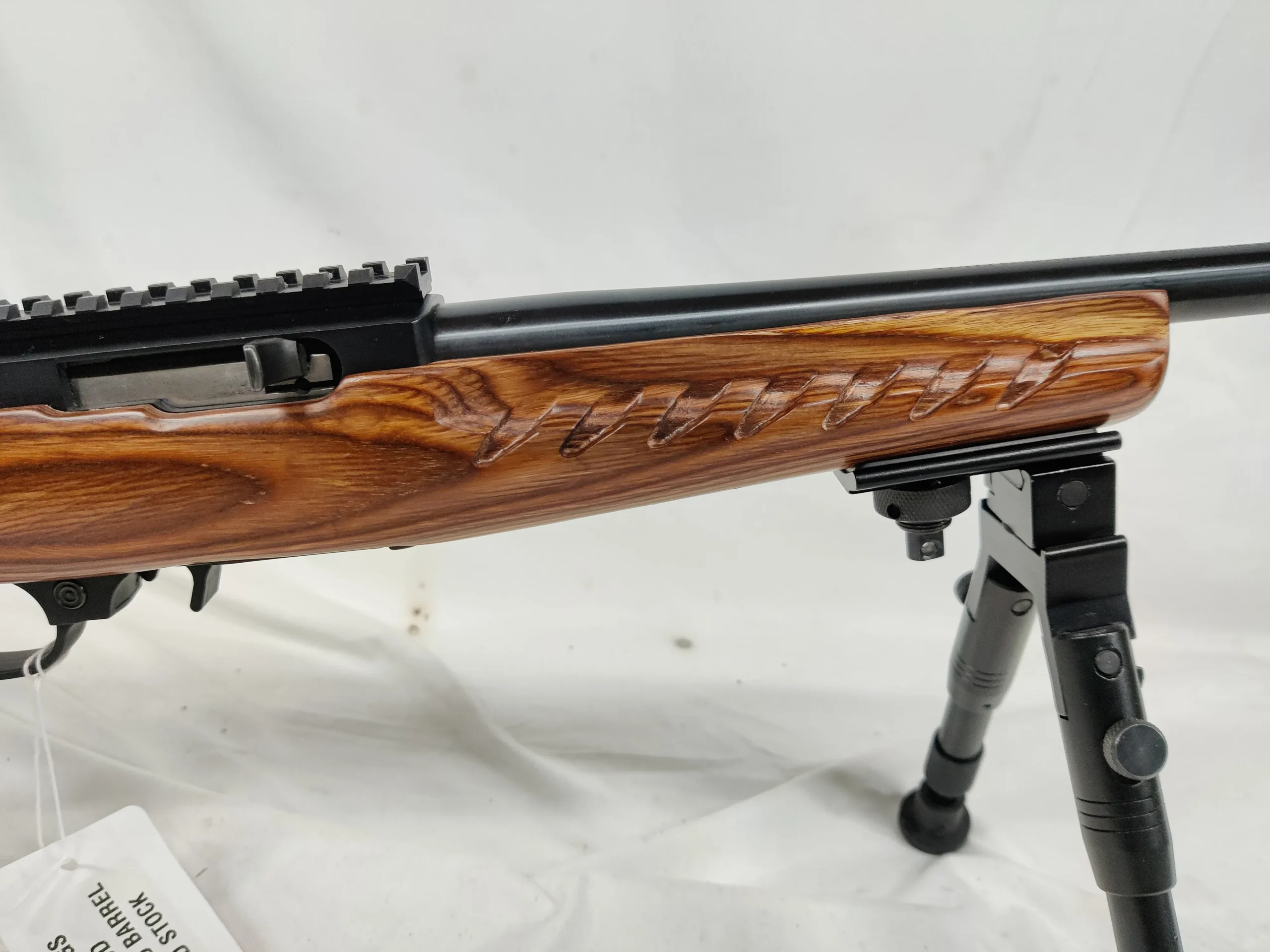 Ruger 22 Charger .22 LR Semi-Auto Pistol w/Bipod, Wood Stock, 10rd-img-2