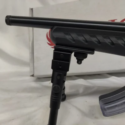 Used Ruger 22 Charger .22LR Semi-Auto Pistol w/Bipod, Black, 25rd Mag, TB, Original Box, Like New - Image 7