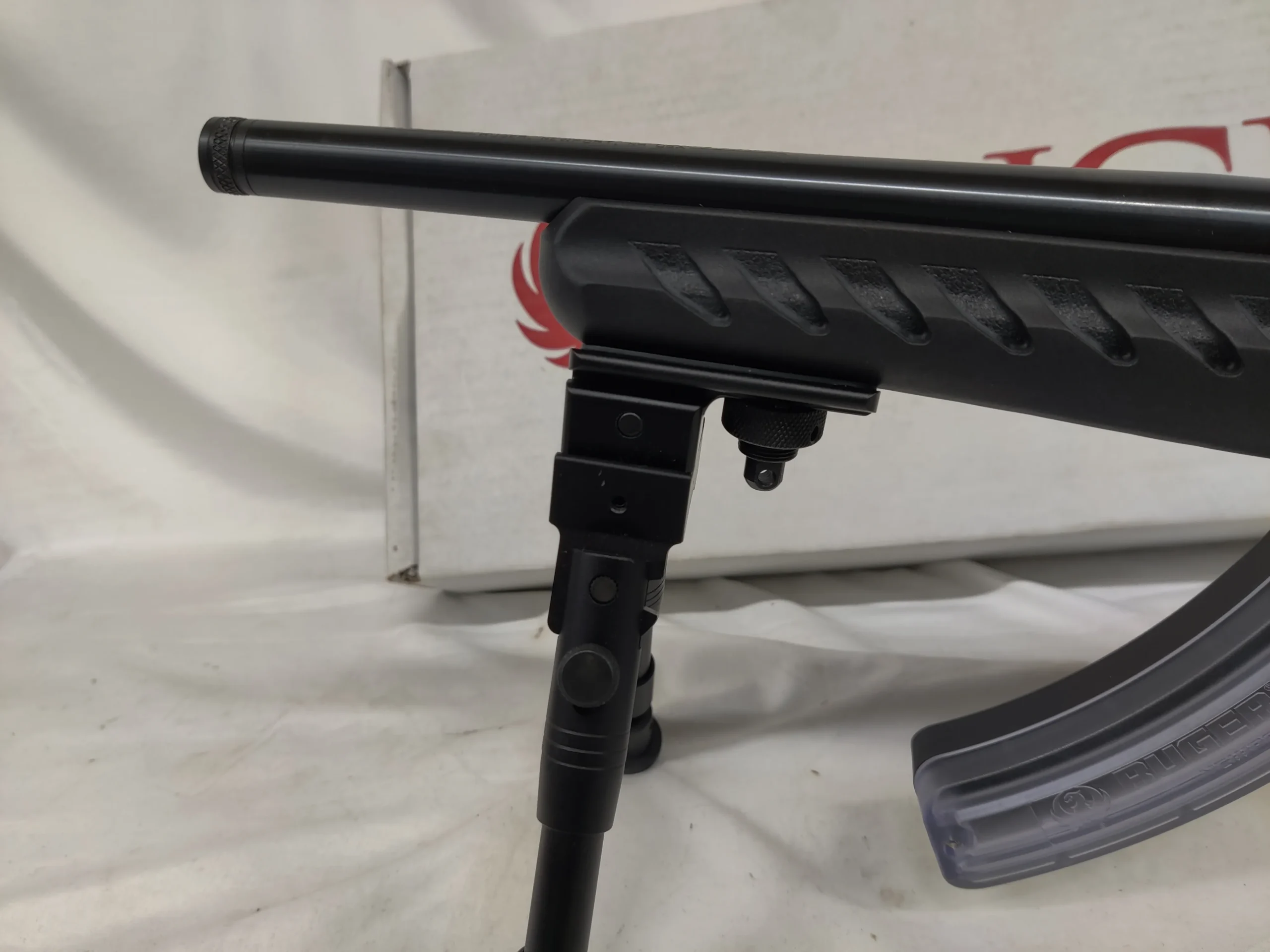 Ruger 22 Charger .22LR Semi-Auto Pistol w/Bipod, Black, 25rd Mag-img-4
