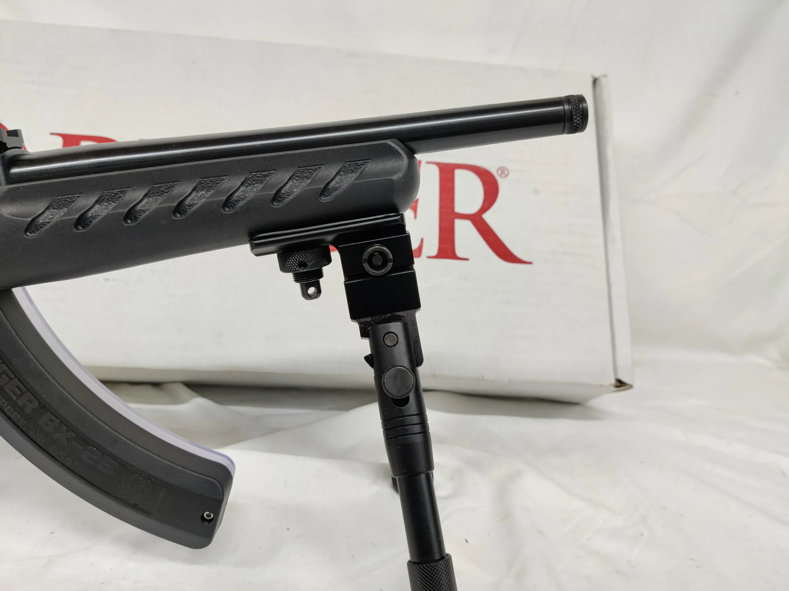 Ruger 22 Charger .22LR Semi-Auto Pistol w/Bipod, Black, 25rd Mag-img-7