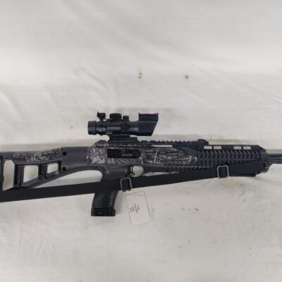 Used Hi-Point 9MM Carbine Camo 10rd Semi-Auto Rifle w/1 Mag, Sling, Illuminated Scope - Image 3