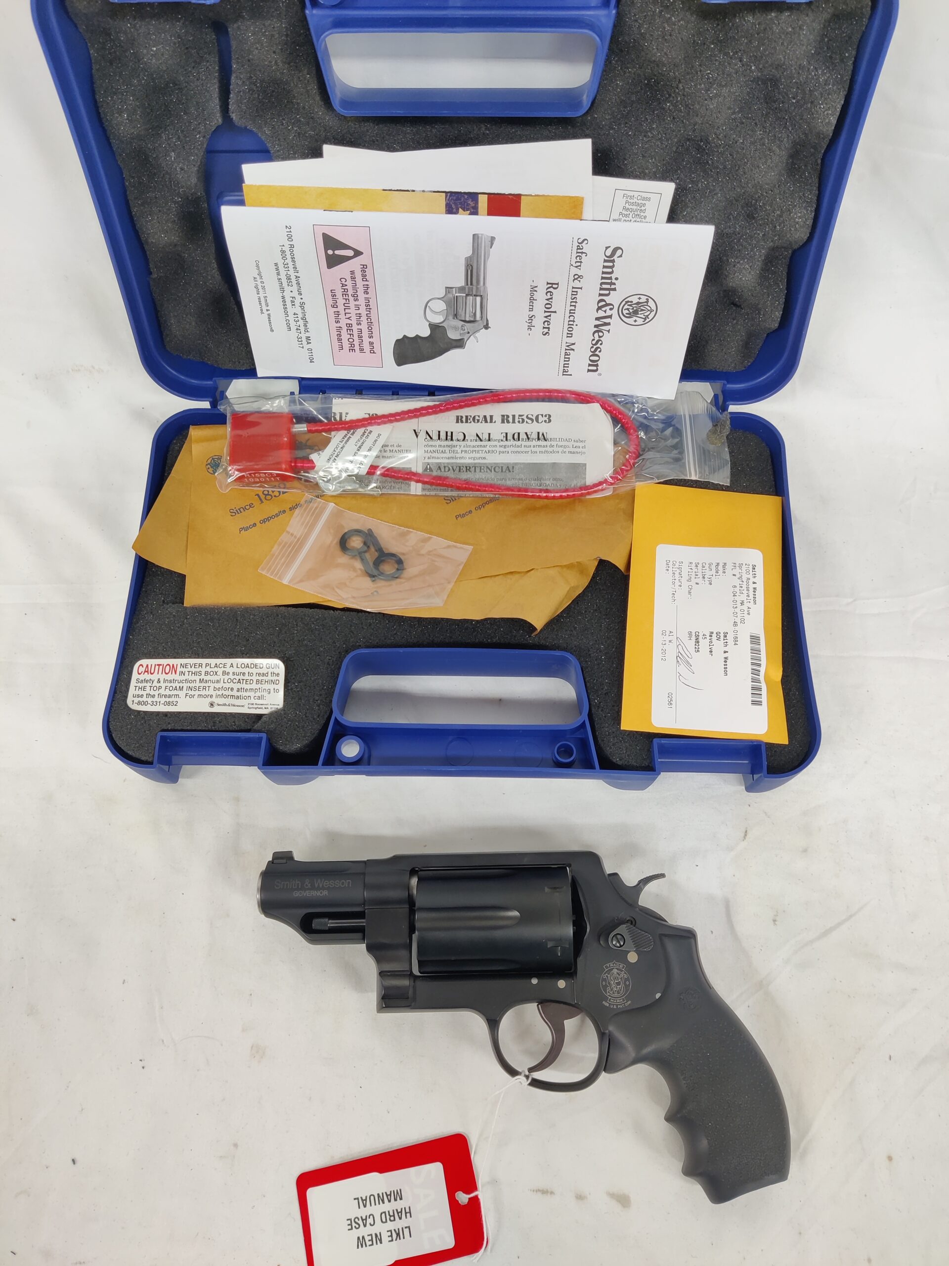 Used Smith & Wesson Governor .410/.45ACP/.45LC Revolver w/Original Case ...