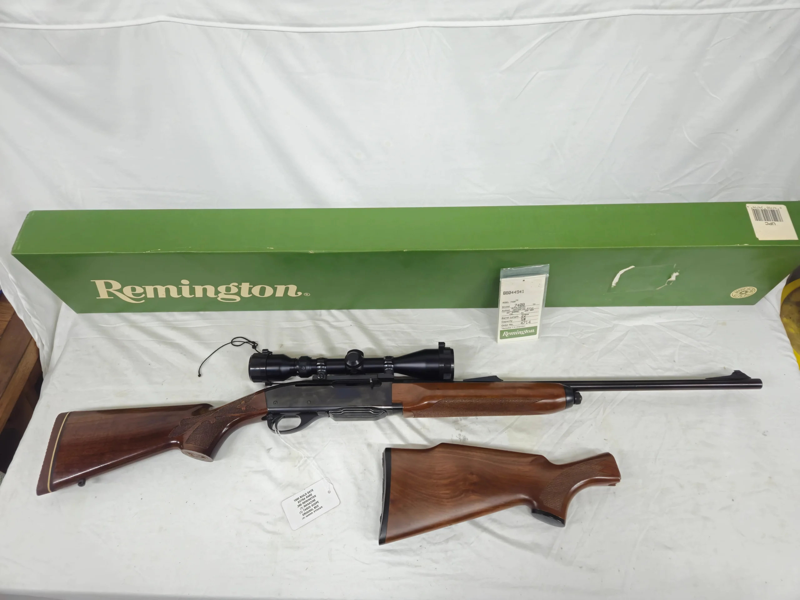 Used Remington 7400 .280 Remington SemiAuto Rifle 22in Barrel, Scope
