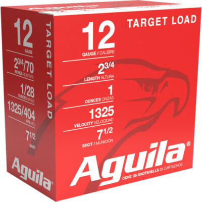 Aguila High Velocity Target Shotgun Load 12 ga. 2.75 in. 7.5 Shot 25 rd.