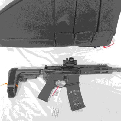 DPMS/BCA AR-15 Pistol 8.5in Barrel .300 Blackout w/Red Dot, Mag, SB Brace, Soft Case - Image 2