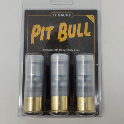 Reaper Defense Pit Bull 12 Gauge Ammunition RDG1254 2-3/4" 00 Buck With Heavy Duty Slug 3 Rounds