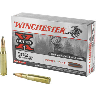 Winchester Ammo Super-X 308 Win Power-Point 180 Grain