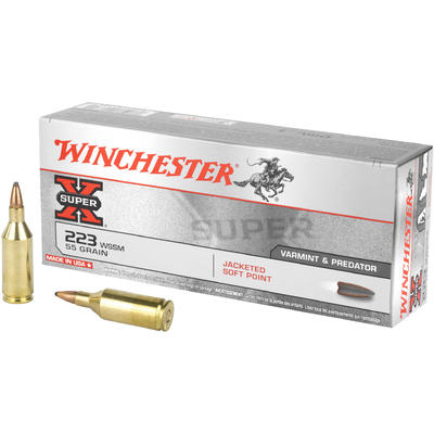 Winchester Ammo Super-X 223 WSSM PSP 55 Grain