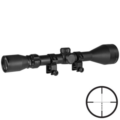 Truglo Buckline 3-9x50mm Rifle Scope BDC Reticle 1" Tube Fixed Parallax Matte Black