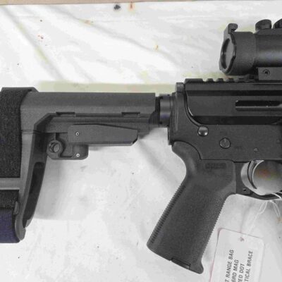 DPMS AR-15 Pistol 6.5 Grendel Semi-Auto w/Red Dot, 26rd Mag, Soft Case 10.5in Barrel - Image 3