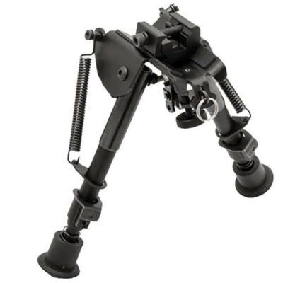 TRUGLO Tac-Pod Adjustable Bipod 6- 9" with Adapter Black TG8901S