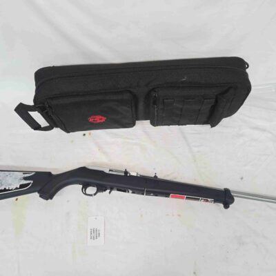 Used Ruger 10/22 Takedown .22LR Semi-Auto Rifle Stainless w/1 Mag, Ruger Carry Case