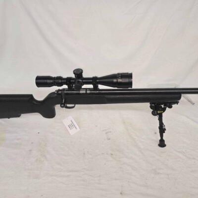 Used CZ 455 Varmint Tactical .22LR Bolt Action Bull Barrel Threaded w/2 Mags, Scope, Bipod