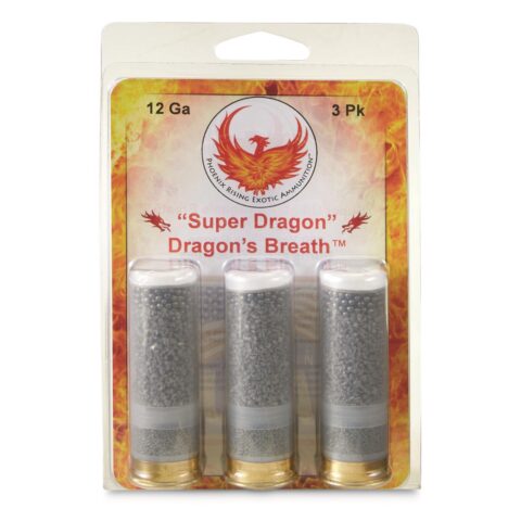 Phoenix Rising Dragon's Breath Ammunition, 12 Gauge, 2 3/4", 3 Rounds