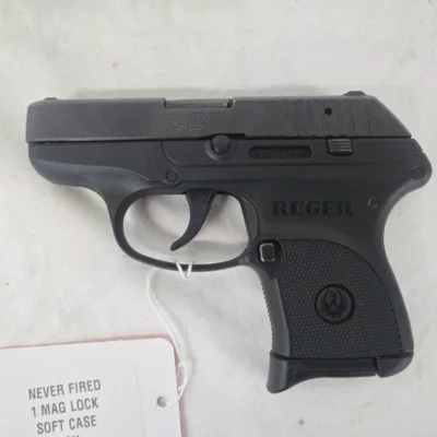 Used Ruger LCP .380 ACP Semi-Automatic Pistol w/1 Magazine, Original Box, Soft Case - Image 2