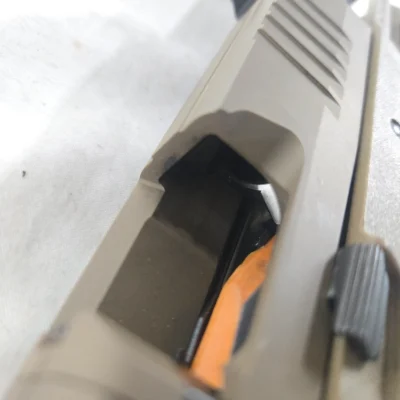 Used FN509 Compact 9MM Luger Semi-Auto FDE w/15rd Magazine, Green Laser - Image 5