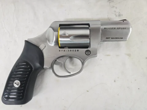 Used/Unfired Ruger SP101 Standard Stainless .357 Mag 2.25" Barrel 5-Rounds Fixed Sights