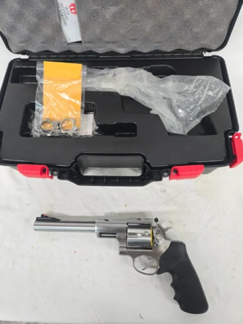 Used/Unfired Ruger Super Redhawk Stainless .44 Rem Mag 7.5" Barrel 6-Rounds