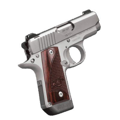 Kimber Micro Stainless Rosewood .380 ACP 2.75" Barrel 7-Rounds with Fixed 3-Dot Tritium Night Sights